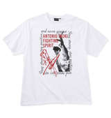 INOKI ISM アントニオ猪木天竺半袖Tシャツ ホワイト