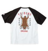 YOIDORE チベタンラグラン半袖Tシャツ ホワイト