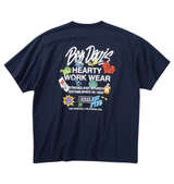 BEN DAVIS グレイトフルデザイン半袖Tシャツ ネイビー