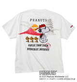 絡繰魂×PEANUTS スヌーピーコラボ半袖Tシャツ ホワイト