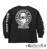 BETTY BOOP 天竺プリント長袖Tシャツ ブラック