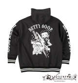 BETTY BOOP ダンボールニットフルジップパーカー ブラック