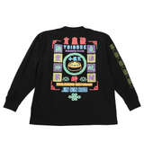 YOIDORE ジンディンロウコラボ長袖Tシャツ ブラック