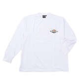 THRASHER Diamond Logo長袖Tシャツ ホワイト