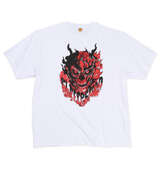 新日本プロレス エル・デスペラード×桃桃子コラボ半袖Tシャツ ホワイト