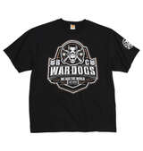 新日本プロレス BULLET CLUB WAR DOGS「WE RUN THE WORLD」半袖Tシャツ ブラック×ゴールド