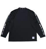 EVERLAST 袖プリントロングTシャツ ブラック