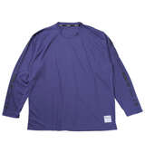EVERLAST 袖プリントロングTシャツ ダークパープル