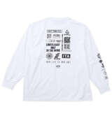 SY32 by SWEET YEARS マルチロゴ長袖Tシャツ ホワイト