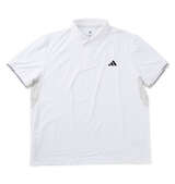 adidas golf 接触冷感ユニバーサルベンチレーション半袖シャツ ホワイト