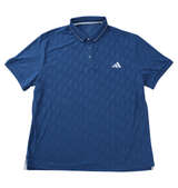 adidas golf CLIMACOOLシーズナルジャガード半袖シャツ ダスキーペトロール