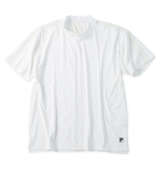 FILA GOLF モックネック半袖シャツ ホワイト
