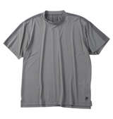 FILA GOLF モックネック半袖シャツ グレー