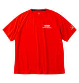 MOVESPORT メッシュ半袖Tシャツ レッド