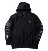 OCEAN PACIFIC 接触冷感ストレッチUV長袖フルジップパーカー ブラック