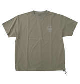 Coleman 裾ドローコード半袖Tシャツ ベージュ