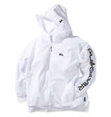 Quiksilver OMNI MW長袖ラッシュガードジップパーカー ホワイト