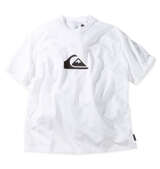 Quiksilver COMP LOGO半袖ラッシュガードTシャツ ホワイト