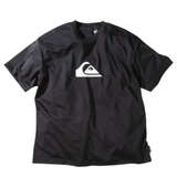 Quiksilver COMP LOGO半袖ラッシュガードTシャツ ブラック