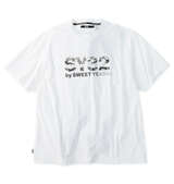 SY32 by SWEET YEARS ベーシックグラフィックロゴ半袖Tシャツ ホワイト