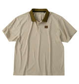 SY32 by SWEET YEARS ジャガード半袖ポロシャツ ベージュ