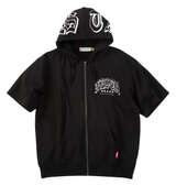 NESTA BRAND 半袖フルジップパーカー ブラック