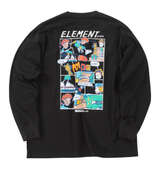 ELEMENT KAMO CHILL長袖Tシャツ ブラック