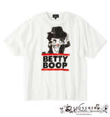 BETTY BOOP 天竺プリント半袖Tシャツ オフホワイト