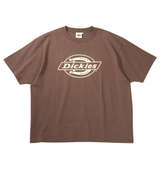 DICKIES DICKIESテキストロゴ半袖Tシャツ ブラウン