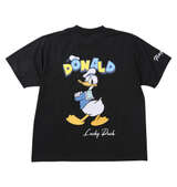 FLAGSTAFF×DISNEY DONALD DUCK半袖Tシャツ ブラック