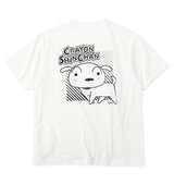 クレヨンしんちゃん 天竺ポケット付半袖Tシャツ ホワイト