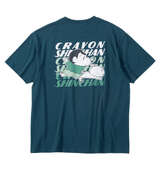 クレヨンしんちゃん 天竺ポケット付半袖Tシャツ ダークオーシャン