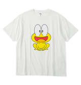 ど根性ガエル 天竺半袖Tシャツ ホワイト