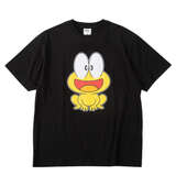 ど根性ガエル 天竺半袖Tシャツ ブラック