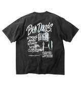 BEN DAVIS ロードサイドヴィンテージ半袖Tシャツ ブラック