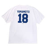Fanatics ロサンゼルス・ドジャース山本由伸ネームアンドナンバーTシャツ ホワイト