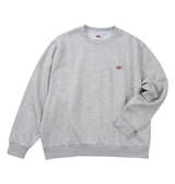 DICKIES エンブロイダリーロゴクルースウェット ヘザーグレー