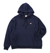 DICKIES エンブロイダリーロゴプルパーカー ネイビー