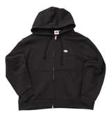 DICKIES エンブロイダリーロゴフルジップパーカー ブラック