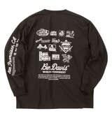 BEN DAVIS グラフィック長袖Tシャツ ブラック