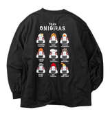 MOG MONSTERS オニギラス長袖Tシャツ ブラック