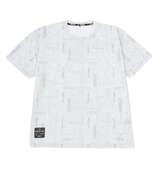 EVERLAST 総柄プリント半袖Tシャツ ライトグレー