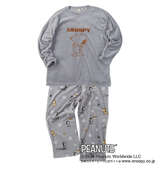 PEANUTS ふわもこスウェットセット グレー