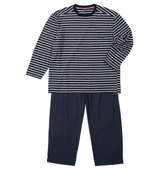 marie claire homme 天竺ボーダーTシャツセット ネイビー