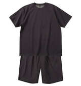 FLOW RELAXING ストレッチメッシュ血行促進ウェアセット チャコールグレー