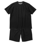 FLOW RELAXING ストレッチメッシュ血行促進ウェアセット ブラック