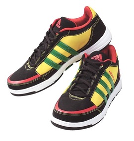 adidas スニーカー ブラック×イエロー