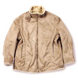 KANSAI JEANS スエードジャケット ベージュ