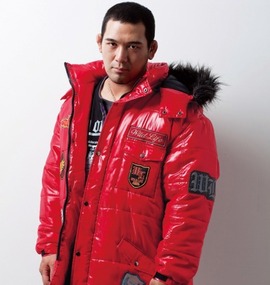 WILD LIFE シレ中綿ジャケット レッド