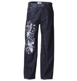 KARAKURI デニムパンツ ネイビー